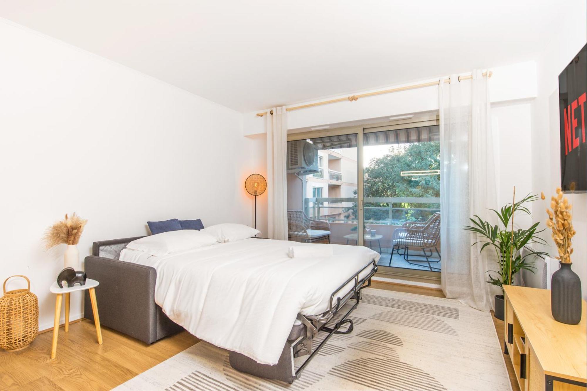 Appartement Renove - Terrasse - Parking - Bm Nice Eksteriør billede